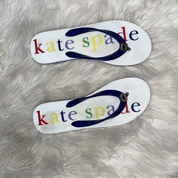 Kate Spade Flip Flops Size 7-8 - Picture 3 of 12